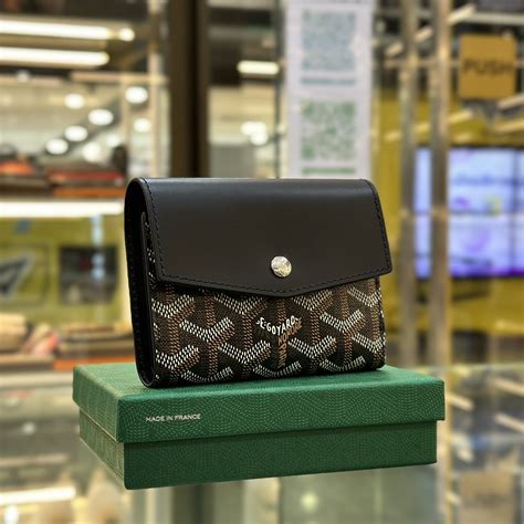 portafoglio goyard|goyard saint gabriel wallet.